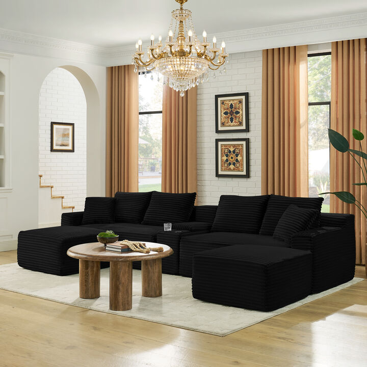 Hamzin 127" Cloud Couch Sectional