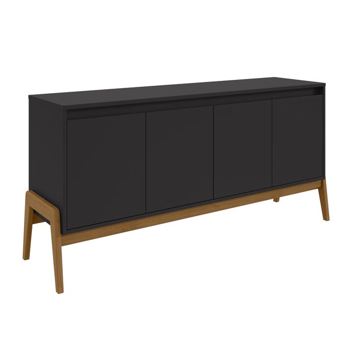 Gales Black Large Sideboard