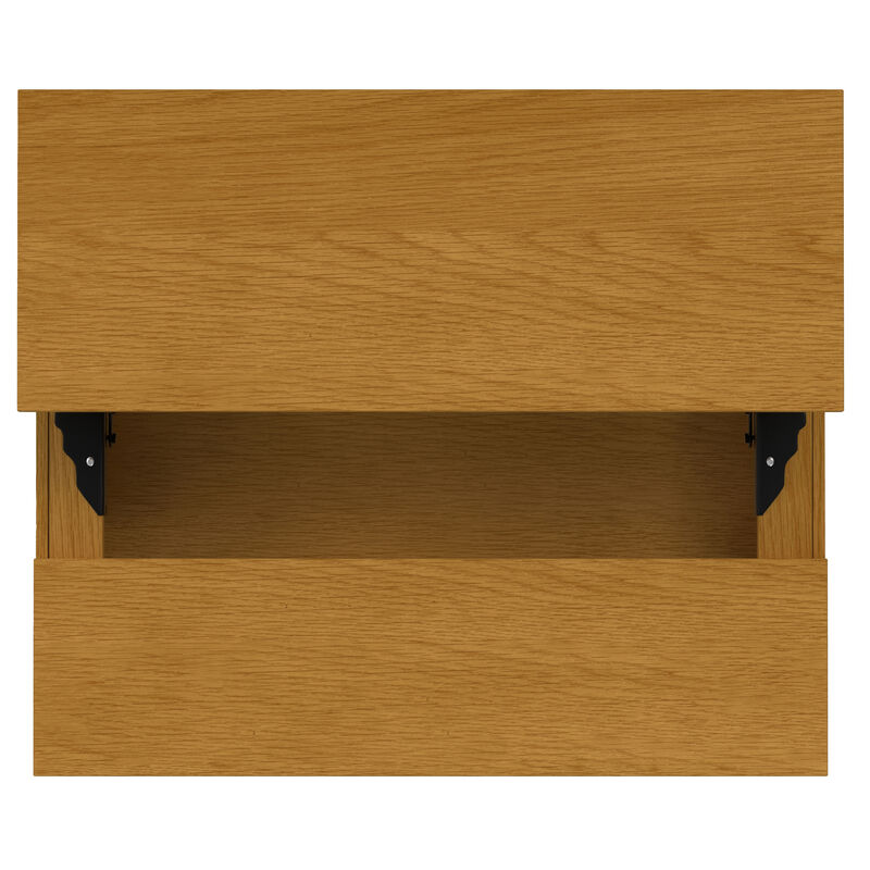 Hunter  36 inch Wide Rectangle Industrial Small Lift Top Coffee Table in Oak