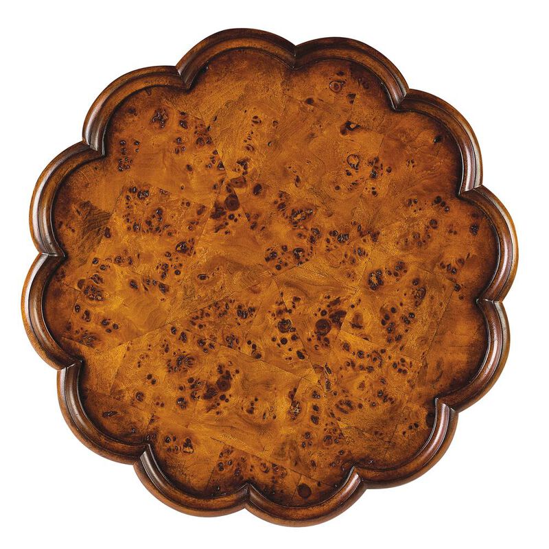 Butler Specialty Dansby Pedestal Side Table, Medium Brown