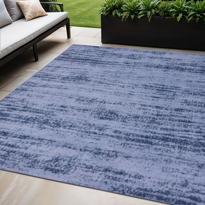 HomeRoots Abstract Indoor Outdoor Area Rug