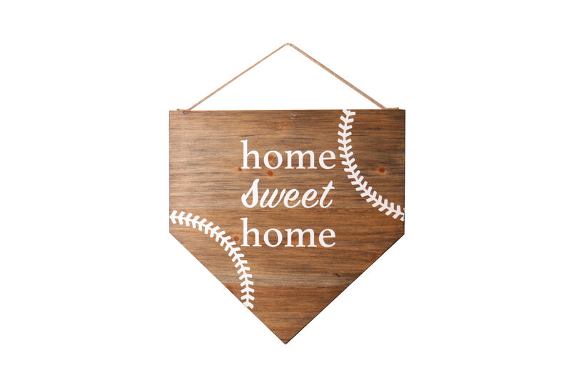 HomeRoots Set of Two Brown And White Home Sweet Home Wood Wall Decor image number 2