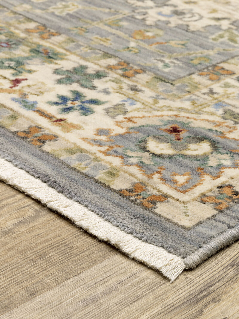 Lucca 5'3" x 7'6" Blue Rug image number 1