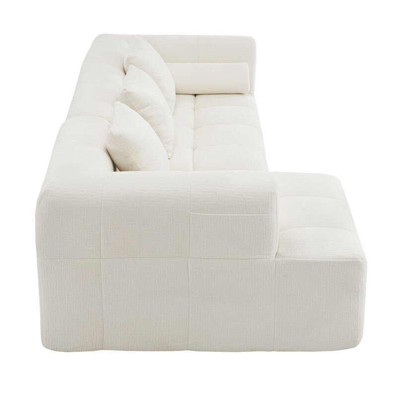 Merax Full-Compressed Sofa Modular Sectional Sofa