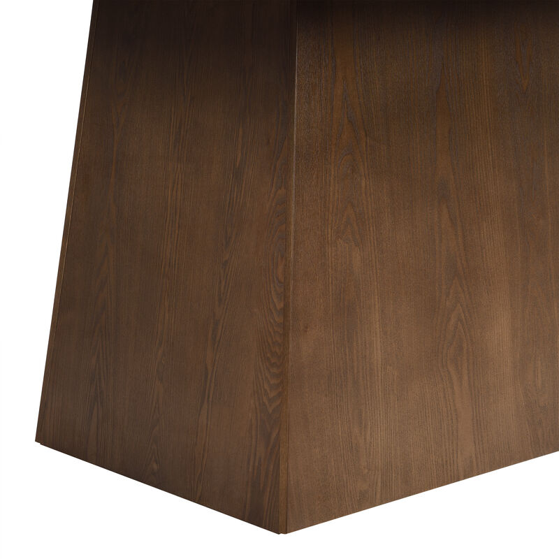 Christopher Knight Home Puerta 82" Farmhouse Pedestal Dining Table image number 6
