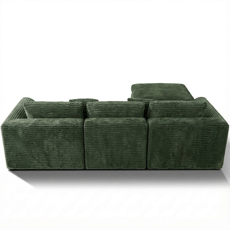 Flirv high-resilience boneless sponge sofa image number 7