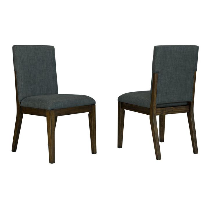 Belen Kox Carob Brown Upholstered Side Chair (Set of 2), Belen Kox