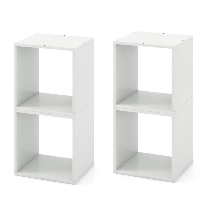 Cube Storage Organizer Set of 2-White