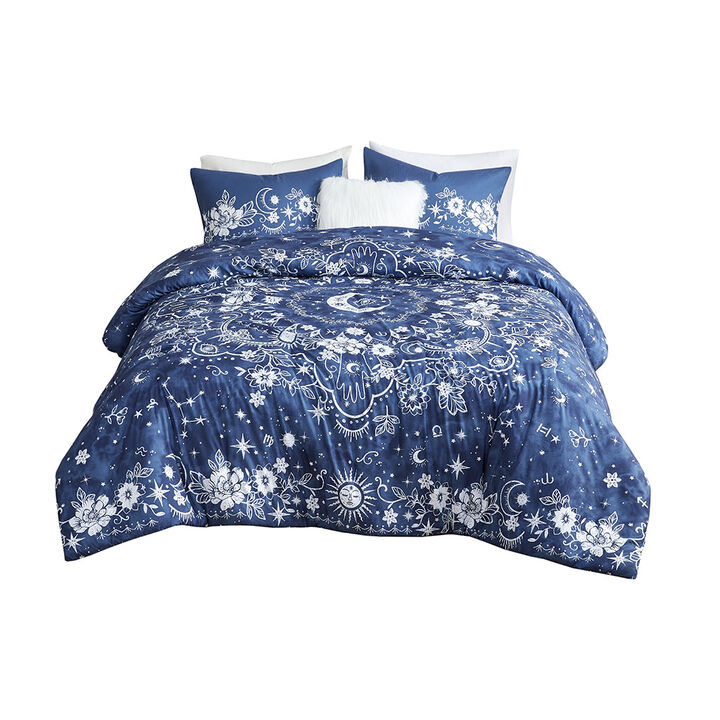 Gracie Mills Sparks Starry Night Comforter Set