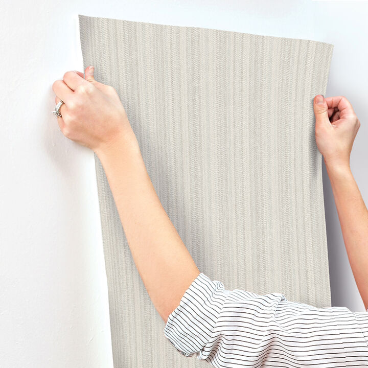 Stokes Grey Chevron Stripe Wallpaper