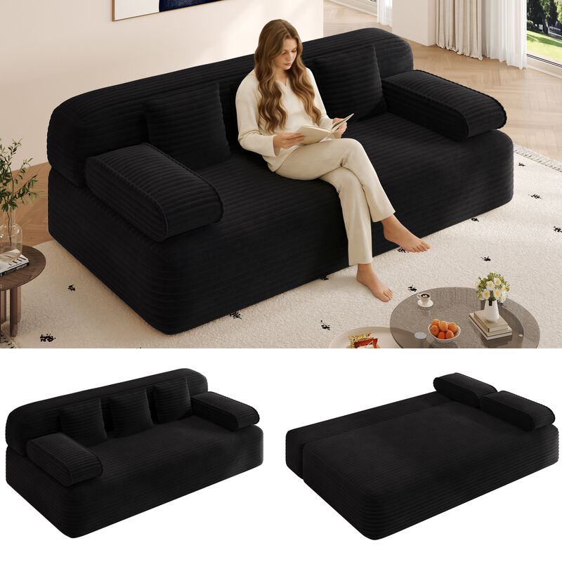Rejarv 2-in-1 Convertible Sofa Bed image number 8