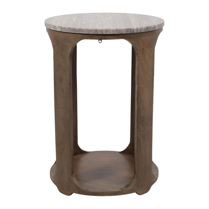 Morchana Marble Top Accent Table