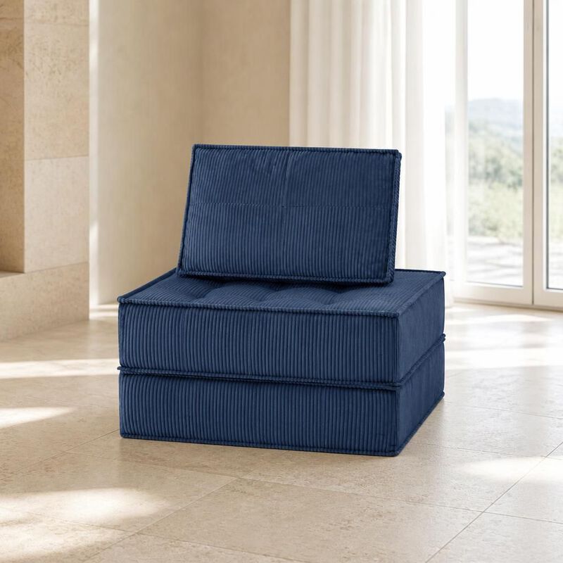 GOODSILO Modular Single Seater Sofa with DIY Multi-Combination Design, Skin-Friendly Fabric for Living Room image number 3