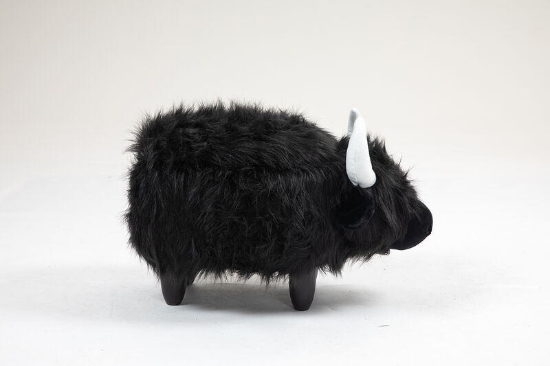 Cow Animal Storage Ottoman