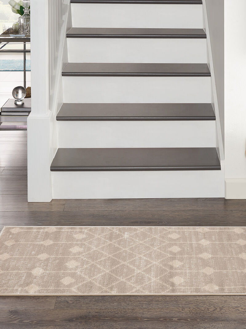 Grafix GRF37 Beige 2'3" x 10' Rug