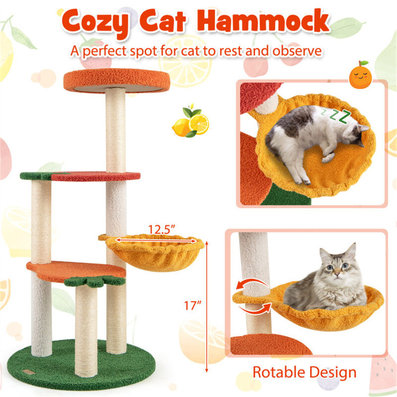 Multi-Level Cat Tree &ndash; Cat Apartment with Scratching Posts, Hideouts & Perches