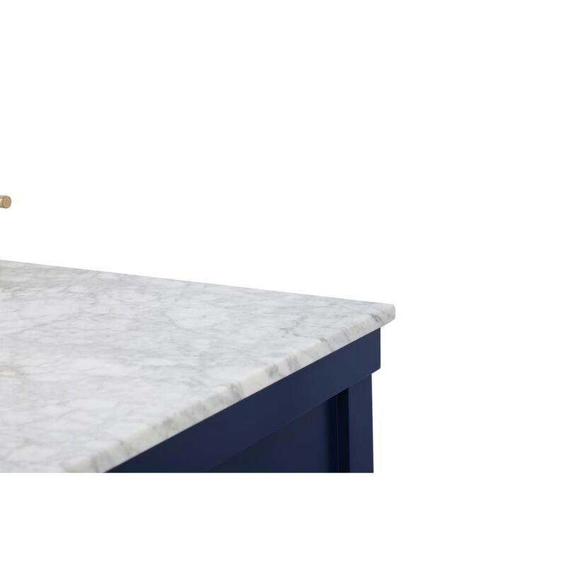 Elegant Kitchen and Bath 42 inch Single bathroom vanity in blue