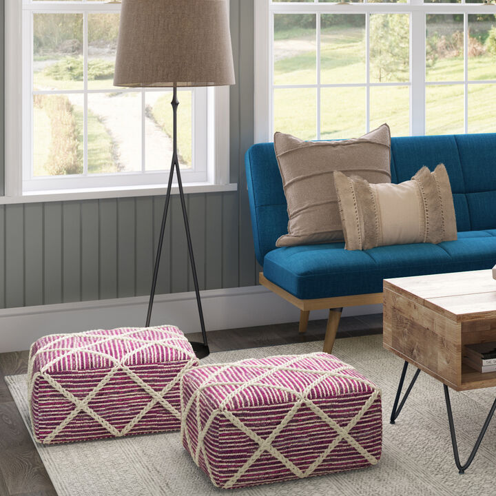 Cowan Square Pouf