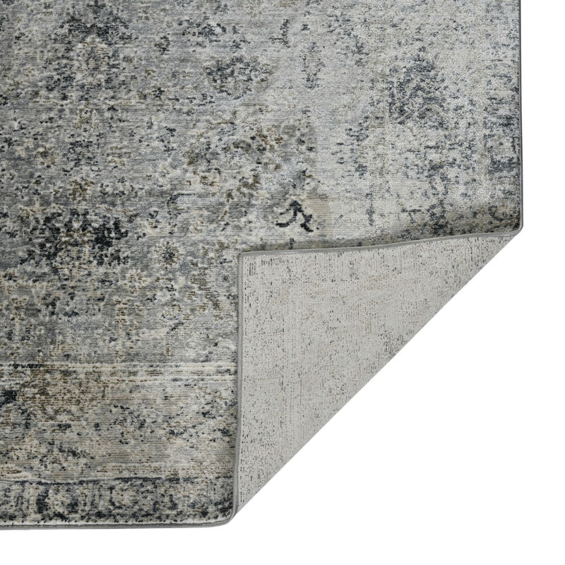 HomeRoots 8' X 10' Brown And Gray Wool Plaid Hand Tufted Area Rug image number 4