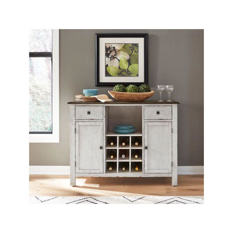 Liberty Furniture Carolina Crossing Server in Antique Honey image number 3