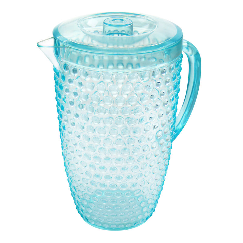 Gibson Home Malone 5 Piece Plastic Pitcher and Tumbler Set in Light Blue