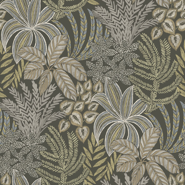 Sumner Brown Woodland Botanical Wallpaper