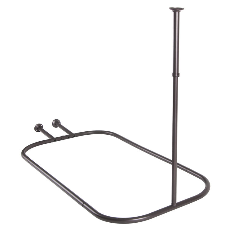 Rustproof Aluminum Hoop Oval Shower Rod image number 3