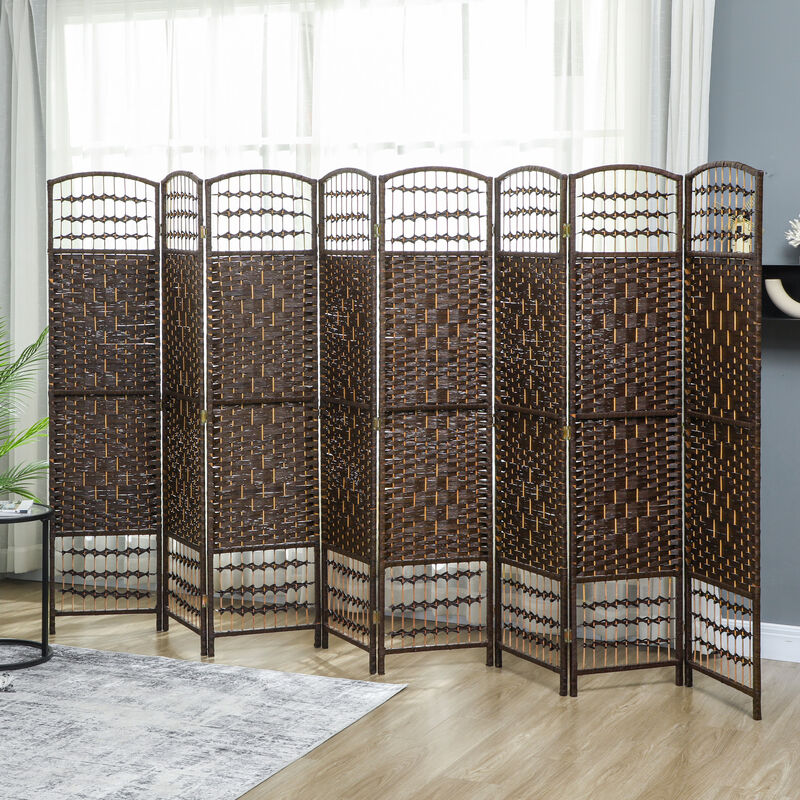 Hivvago Compact 8-Panel Folding Privacy Screen for Home and Office image number 1