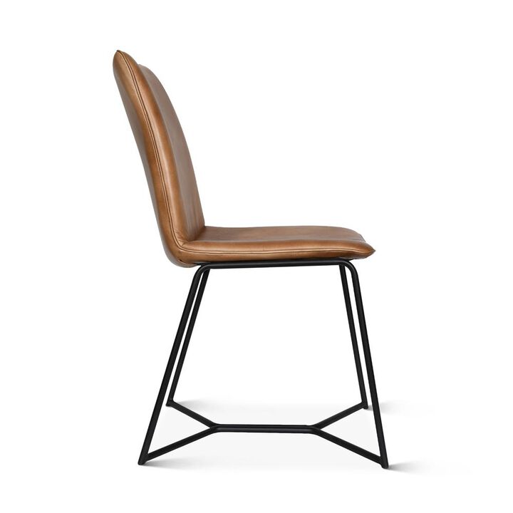 World Interiors Brisbane Morgan Dining Chair in Hand Washed Taupe