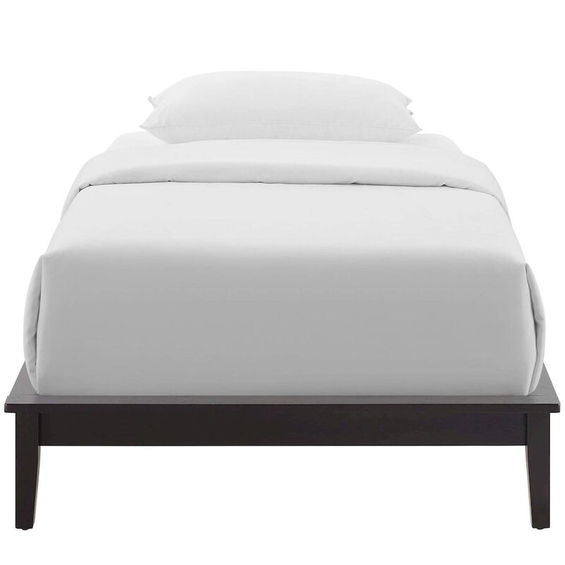 Lodge Wood Twin Platform Bed Frame image number 4