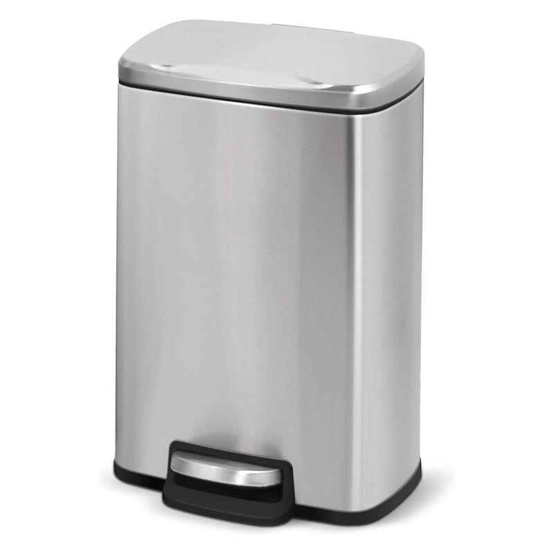 1.3 Gallon Stylish Shape Stainless Steel Trash Can