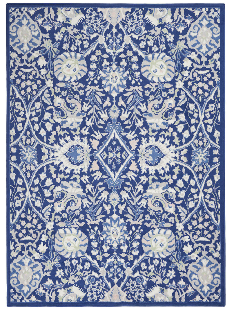 Whimsicle WHS10 Navy/Multicolor 5' x 7' Rug image number 0
