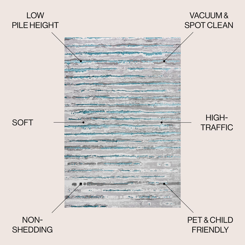 Batten Modern Stripe Area Rug