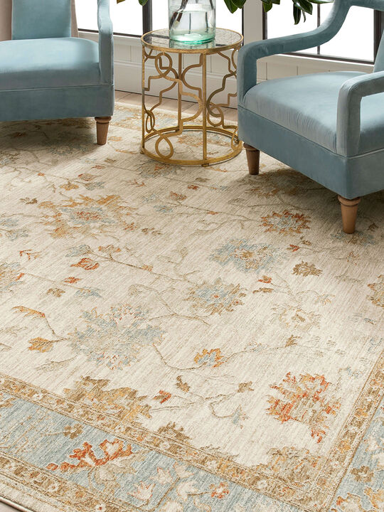 Adalia Iznik Cream 5' X 7' 6" Rug