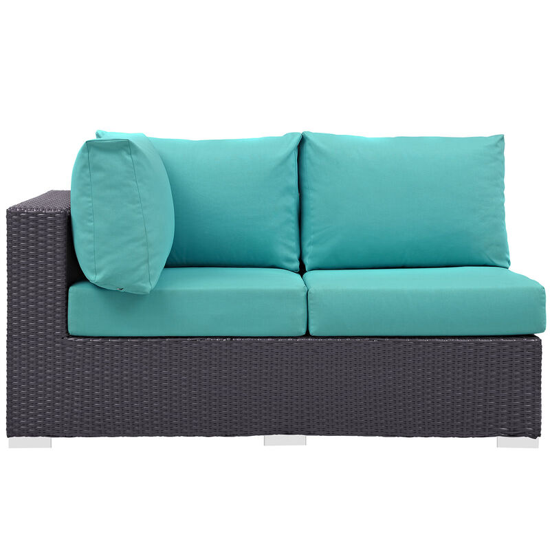 Modway - Convene Outdoor Patio Left Arm Loveseat