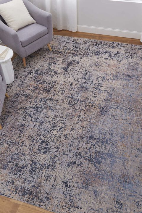Pryor 39NGF 5' x 8' Blue/Tan/Brown Rug
