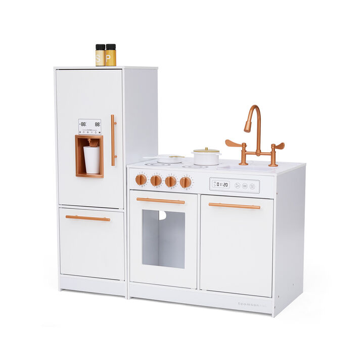 Teamson Kids - Little Chef Milano Modern Delight Play Kitchen - White