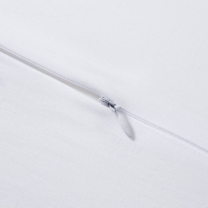 High Shine White King Duvet Cover Set image number 2