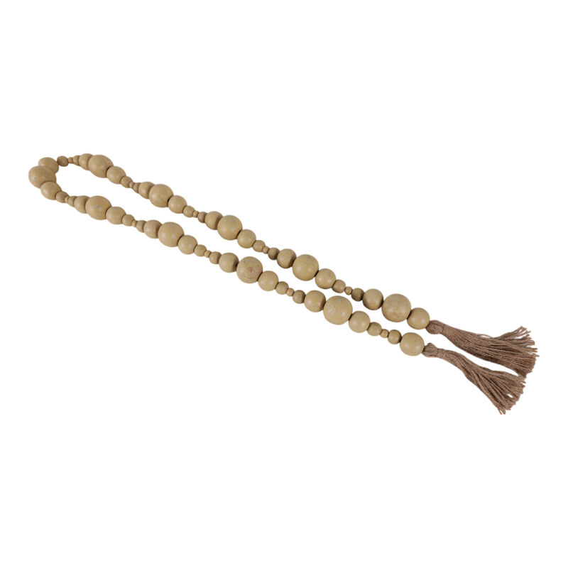 Wood Stonewash Bead Garland image number 0