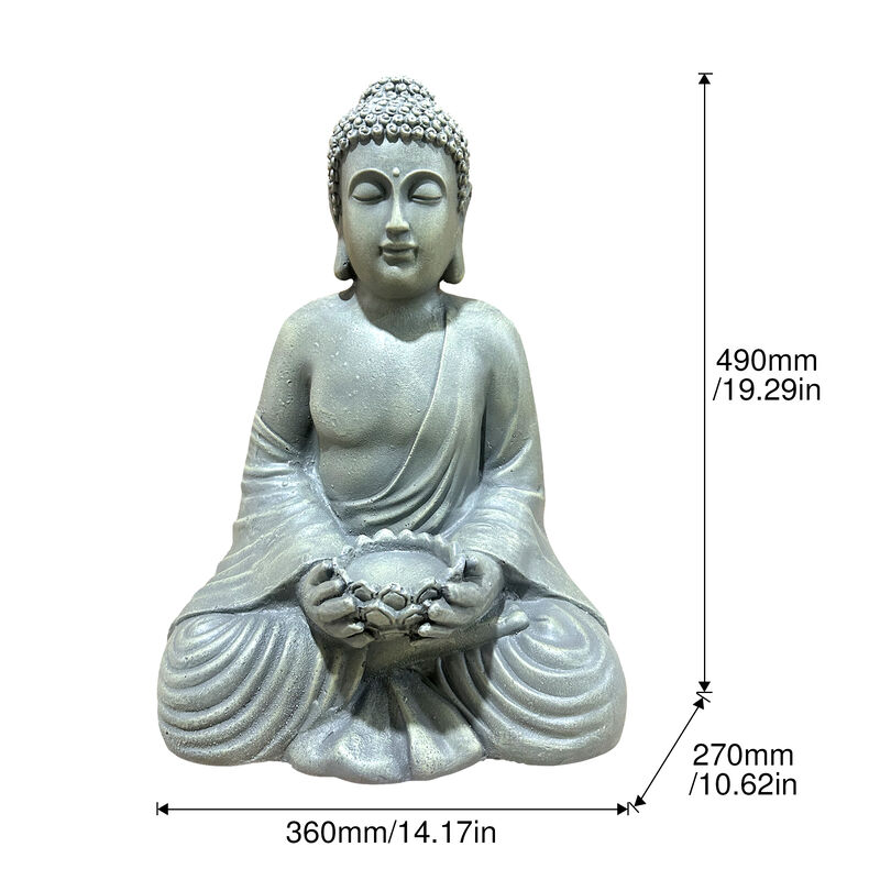 Kebmop Buddha Statue Weatherproof image number 6
