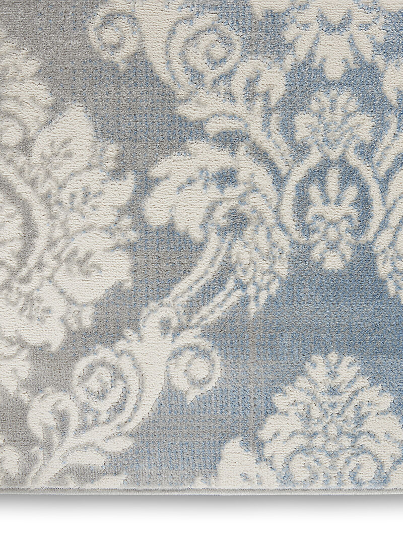 Elation ETN03 Ivory/Blue 4' x 6' Rug