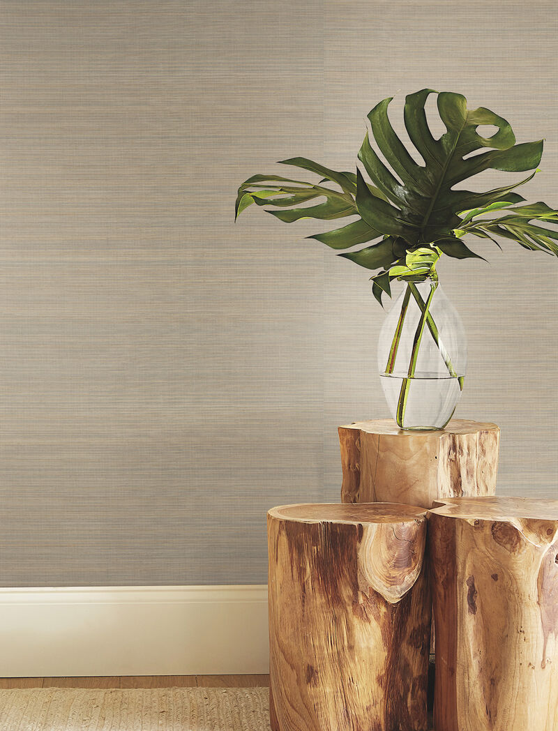 Tailored Abaca Shitake Wallpaper (Set of 2) image number 1