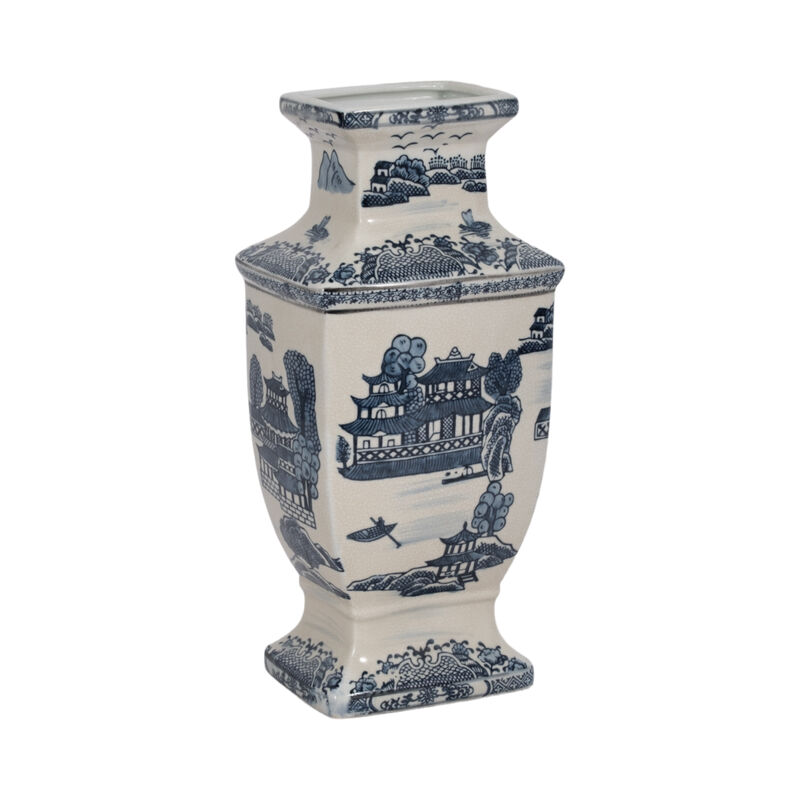 Chinoiserie Ceramic Vase image number 2