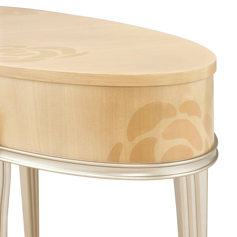 Michael Amini Camellia Field Vanity Desk - Caramel image number 6