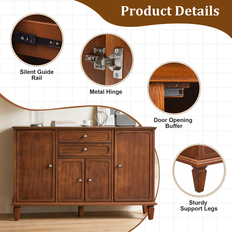 Vadvik Sideboard Cabinet with 4 Doors image number 2