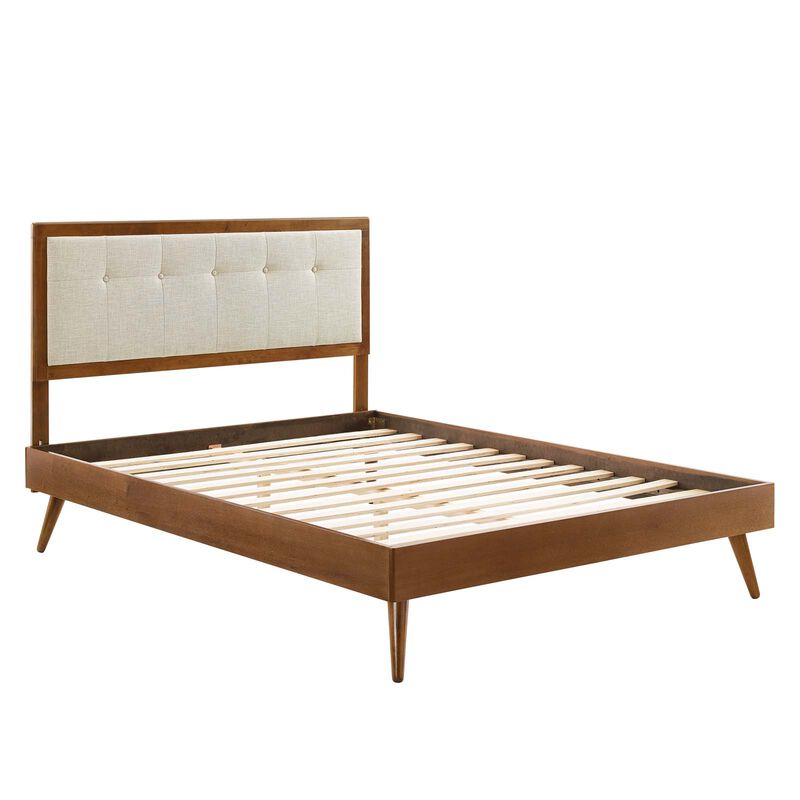 Modway - Willow Full Wood Platform Bed with Splayed Legs image number 2