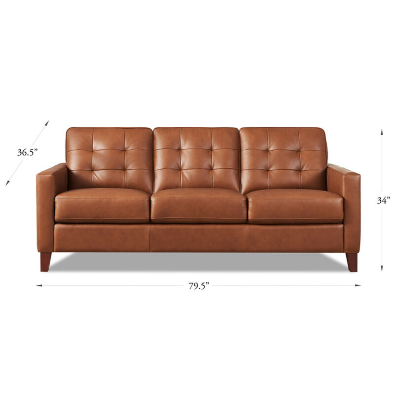 Aiden Top Grain Leather Sofa