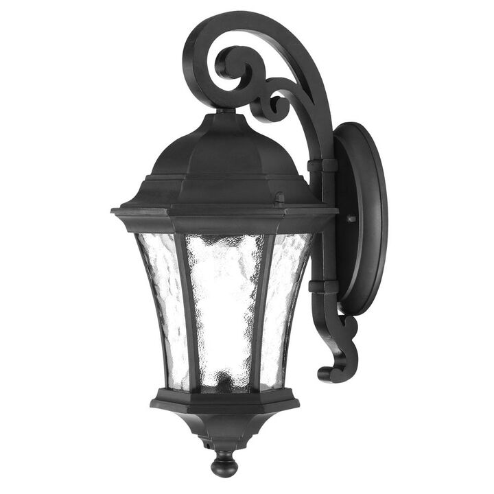 Durable Tapered Outdoor Lantern – Hanging Wall Light for Driveway or Backyard