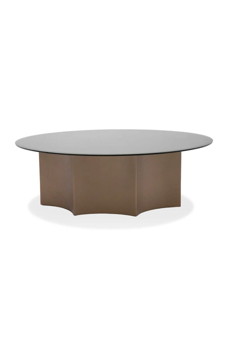 Black Glass Nesting Coffee Tables (2) | OROA Modern Ingram image number 5