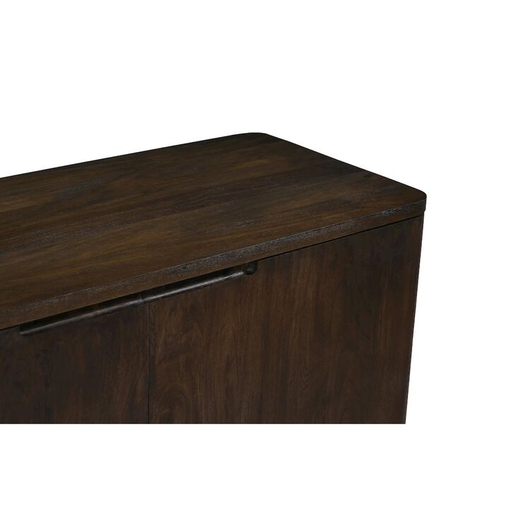 Alex Hamilton Bernard 2-Door Sideboard in Barista Brown on Solid Acacia Wood